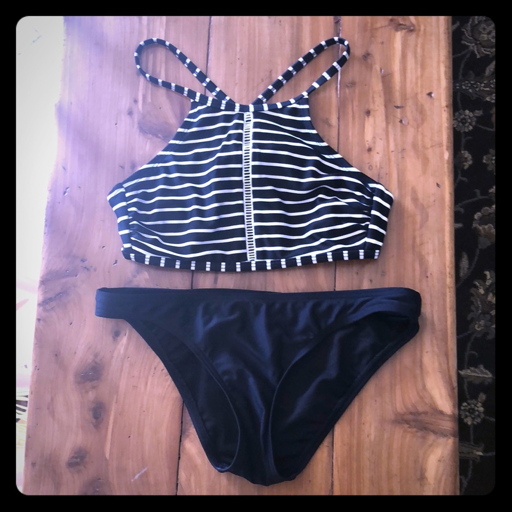 Black and White Bikini